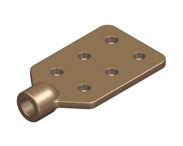 Spade Terminal Bronze