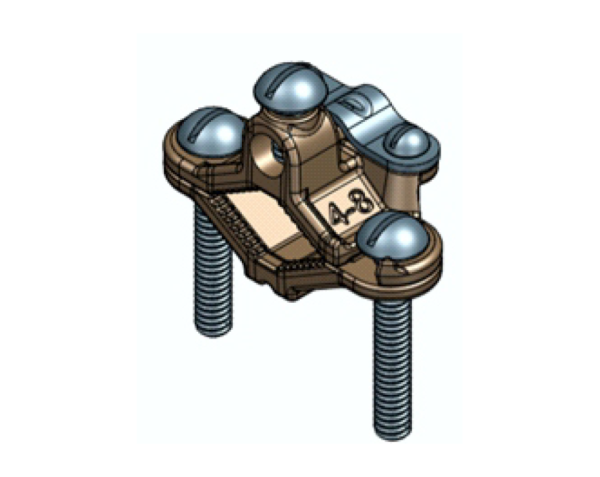 Combination Pipe Clamp for Armored Wire