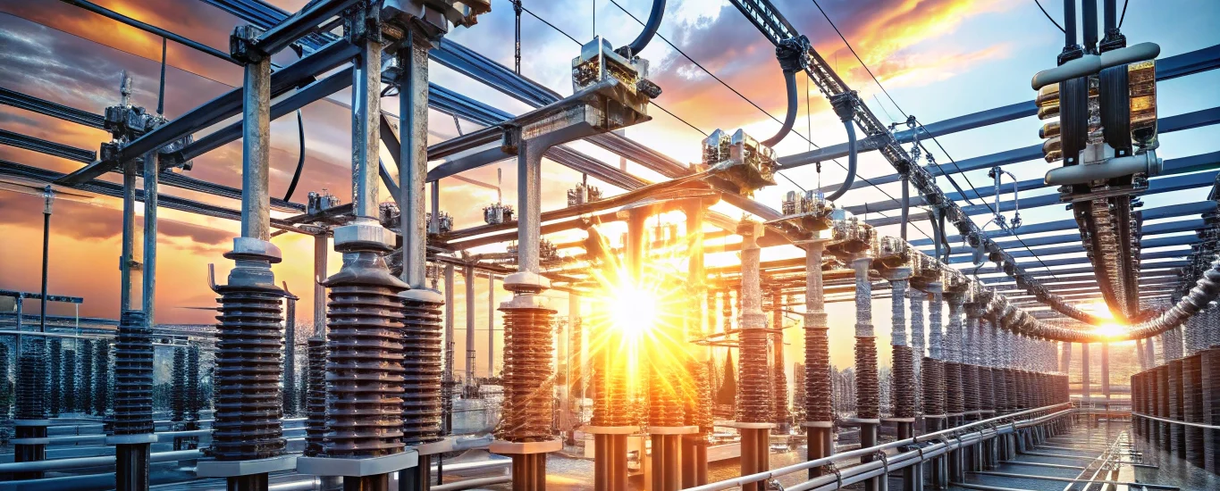 High-performance cable terminals and smart-grid connections in an industrial environment