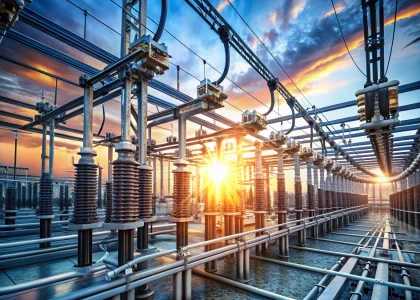High-performance cable terminals and smart-grid connections in an industrial environment