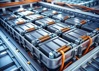 Solid state battery cells with high-current connectors powering an electric vehicle for extended range