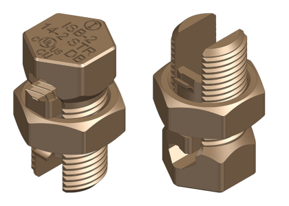 EV charging stations connector with copper split bolts for advanced electric mobility